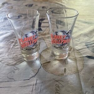 Planet Hollywood Shot Glass Set - Clear